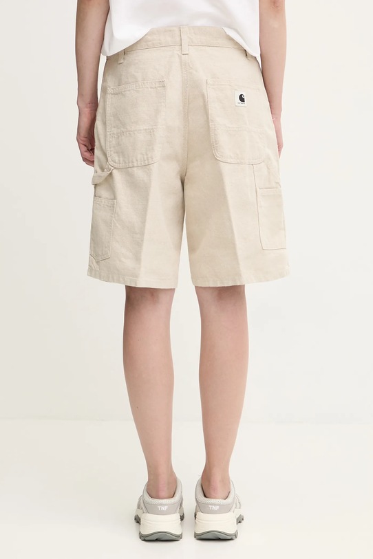 Clothing Carhartt WIP linen blend shorts W' Branford Double Knee I035574.502 beige