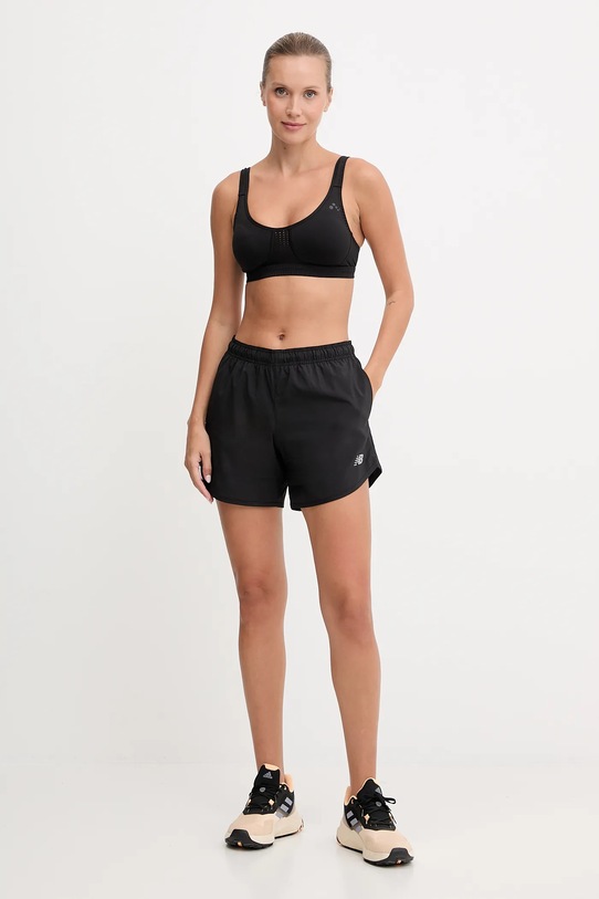 New Balance szorty treningowe WS41228BK czarny AW25