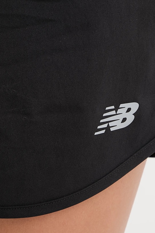 New Balance szorty treningowe czarny WS41228BK