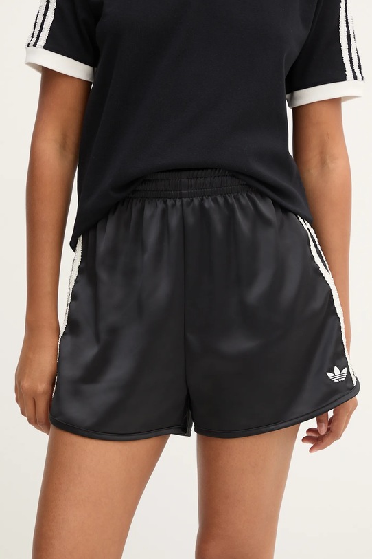 adidas Originals pantaloni scurți Ruffle Shorts panza negru KC8816
