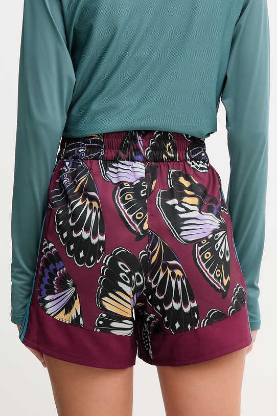 Odzież adidas Performance szorty treningowe x Farm Rio JL7005 bordowy