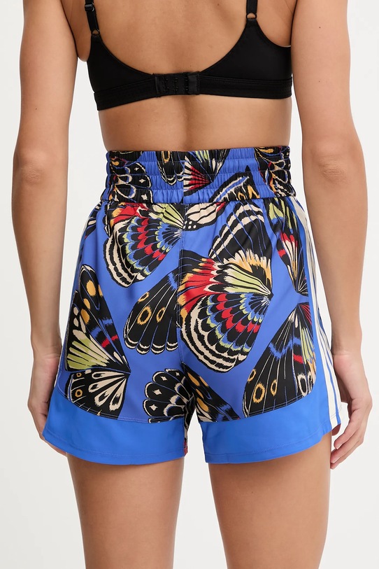Îmbrăcăminte adidas Performance pantaloni scurți de antrenament x Farm Rio JL7006 albastru