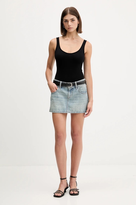 Džínová sukně Hollister Co. KI343.5167.280 modrá AW25