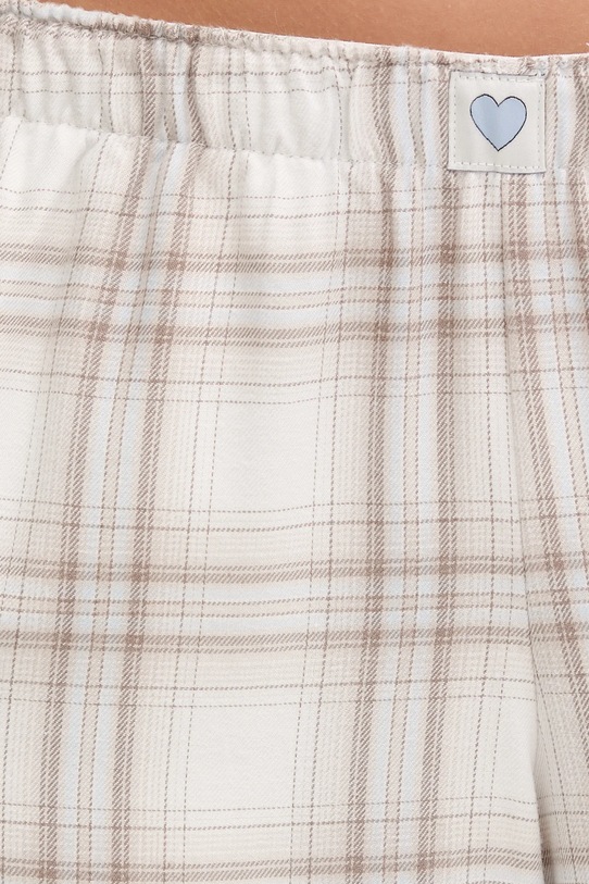 Hollister Co. spodnie piżamowe beżowy KI346.5054.115