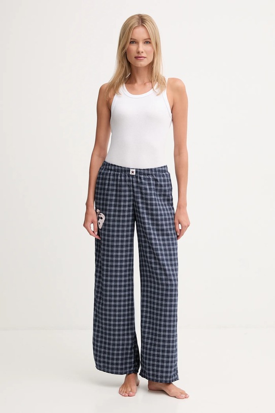 Hollister Co. spodnie piżamowe KI346.5063.204 granatowy AW25