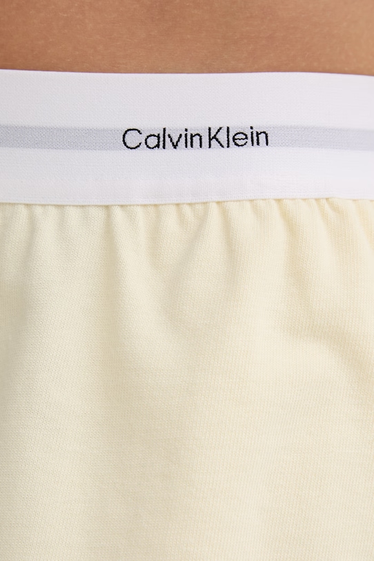 Oblečenie Calvin Klein Underwear šortky dámske bavlnené LV00QS7517 žltá