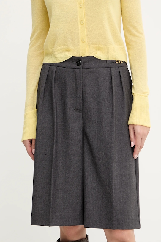 Twinset szorty z elastanem szary 252TF2042