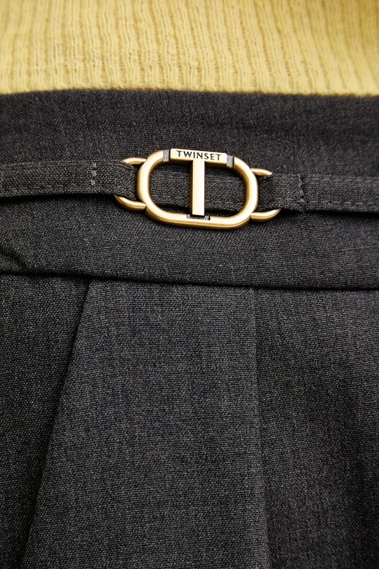 Twinset pantaloni scurți gri 252TF2042