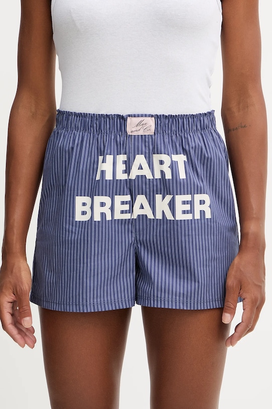 MAX&Co. szorty bawełniane 2-pack nadruk granatowy 2528146012200