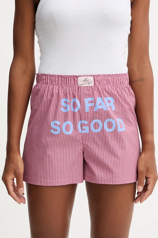 MAX&Co. szorty bawełniane 2-pack 2528146012200 granatowy AW25