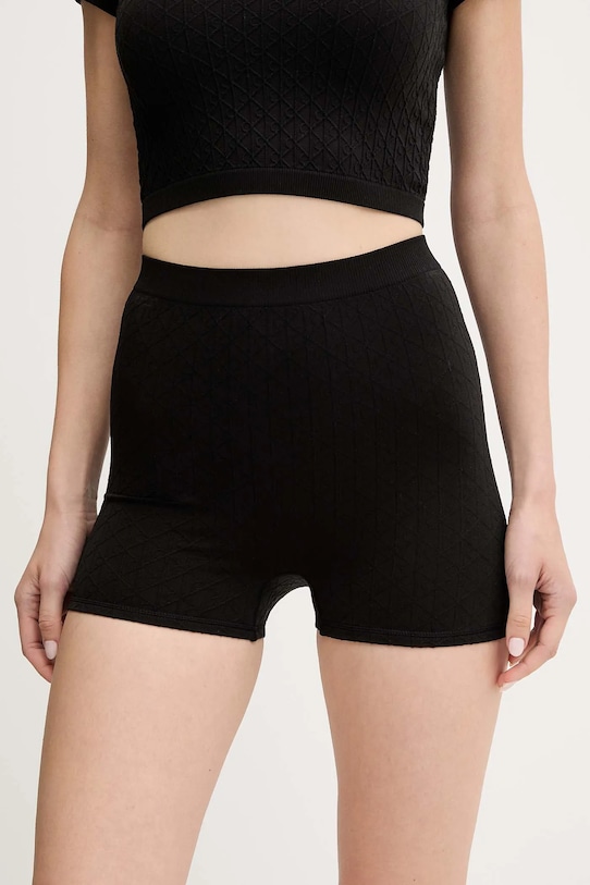 Calvin Klein Underwear pantaloni scurti tricotaj negru LV00QS7547