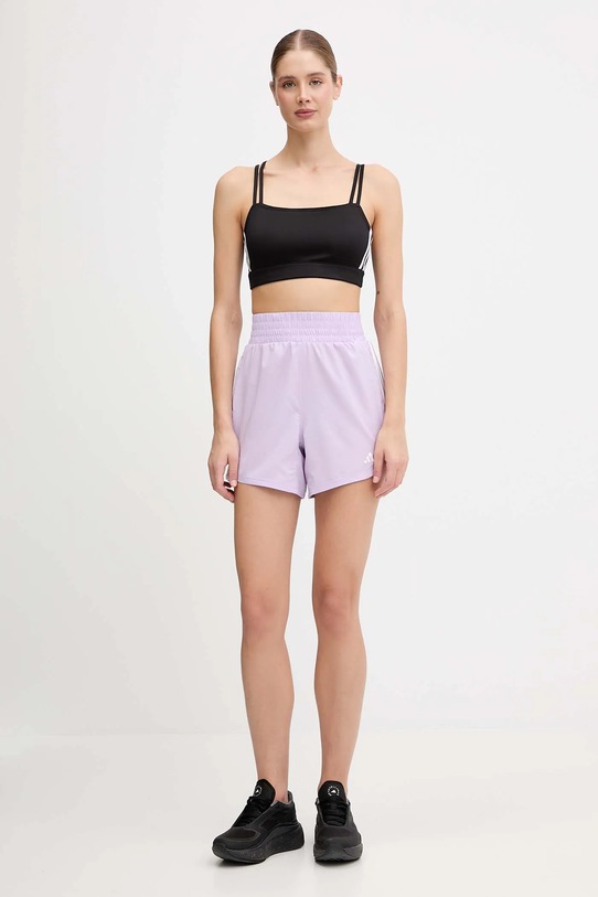 Tréningové šortky adidas Performance Pacer JX4852 fialová AW25