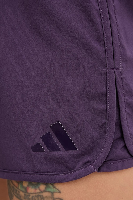 adidas Performance szorty treningowe Pacer JX7300 fioletowy