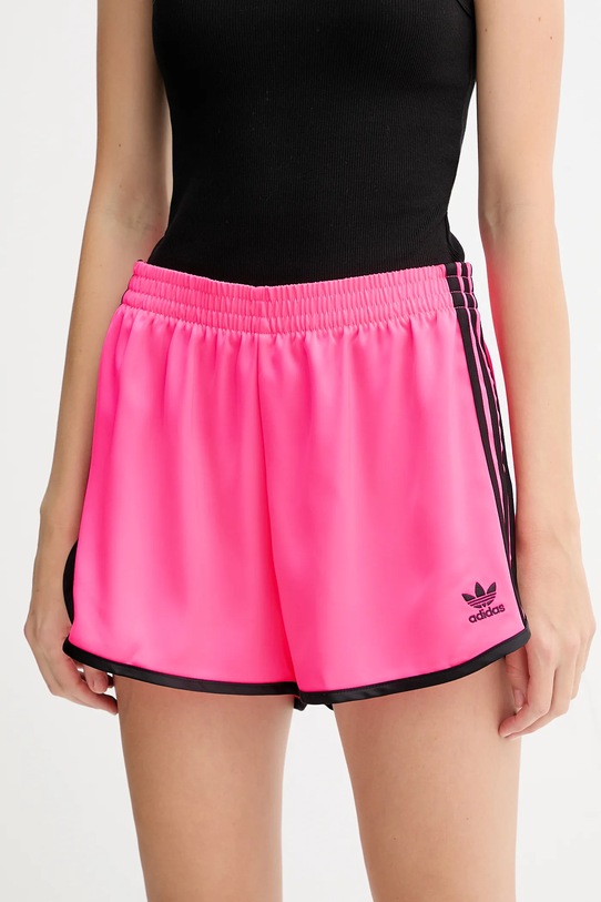 adidas Originals szorty 3s Sprinter aplikacja różowy JW5062