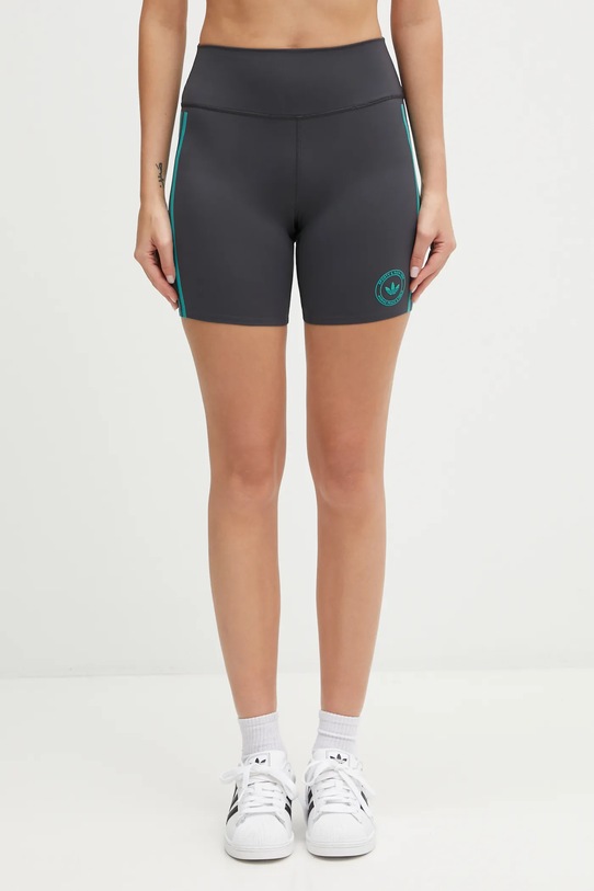 adidas Originals shorts adidas Originals x Sporty & Rich applique gray KA0711