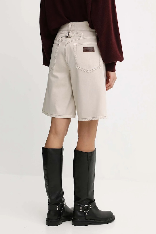 Odzież Miss Sixty szorty jeansowe 6S3JJ47100 beżowy
