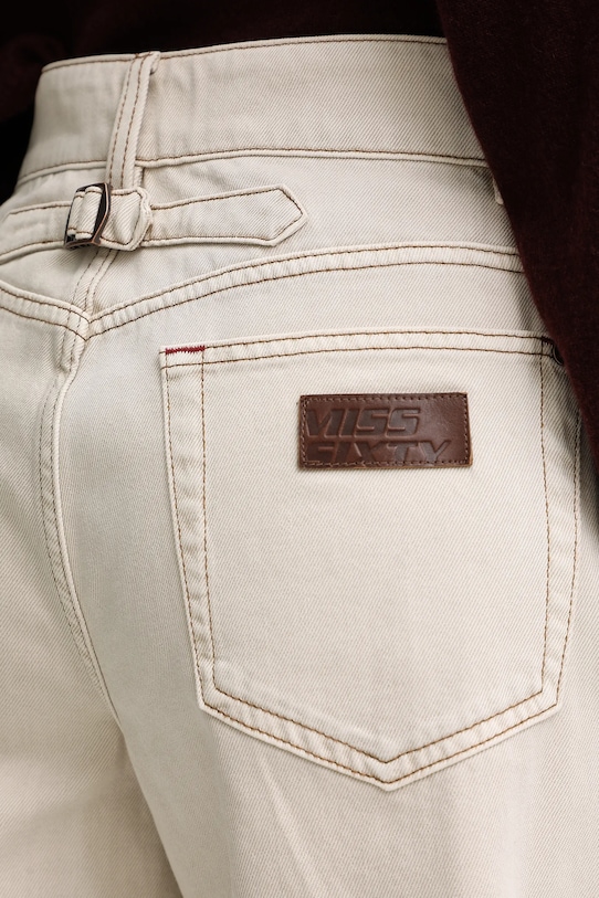 Miss Sixty szorty jeansowe beżowy 6S3JJ47100