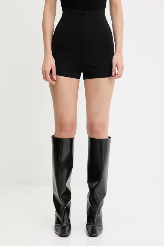 Rick Owens Lilies pantaloni scurti Dirt Bolan Cut Off panza negru LI02E3394.JCVS