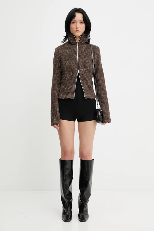 Rick Owens Lilies pantaloni scurti Dirt Bolan Cut Off negru LI02E3394.JCVS
