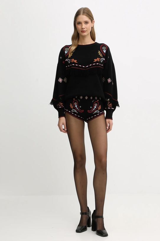 Never Fully Dressed szorty NFDKN745 czarny AW25
