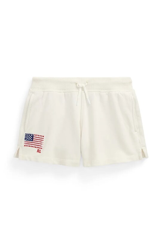 Polo Ralph Lauren pantaloni scurți din bumbac bumbac alb 313971139001