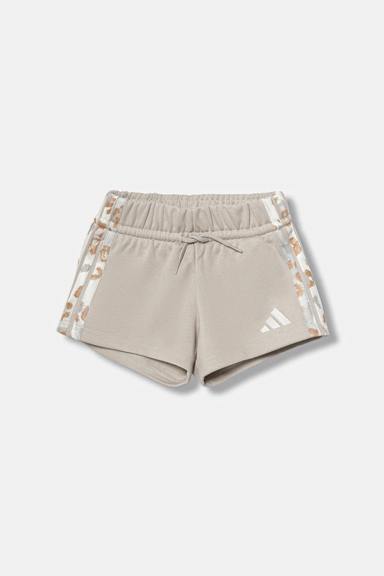 adidas pantaloni scurți copii casual bej KC5474