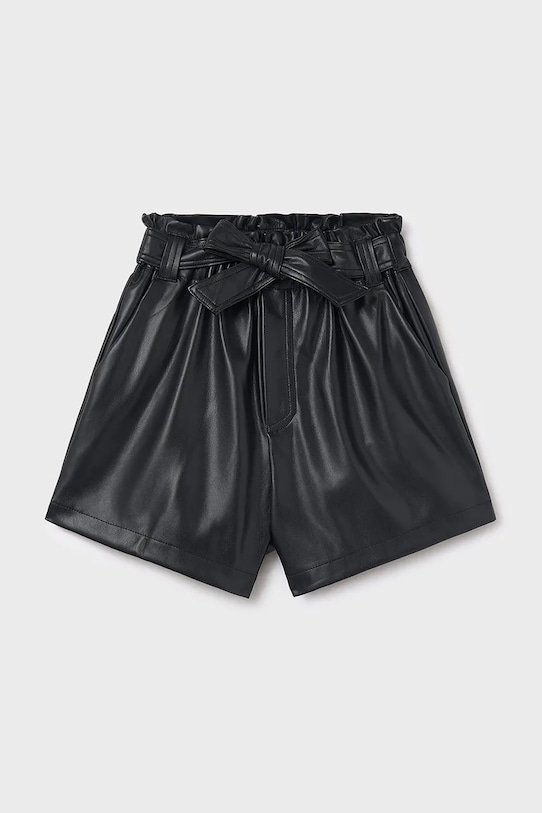 Mayoral pantaloni scurți copii casual negru 7218.8J.Junior.9BYA