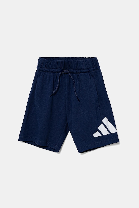 adidas pantaloni scurți din bumbac pentru copii JD2086 albastru AW25