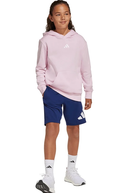 Дитячі бавовняні шорти adidas JD2086