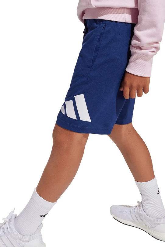 Дитячі бавовняні шорти adidas JD2086