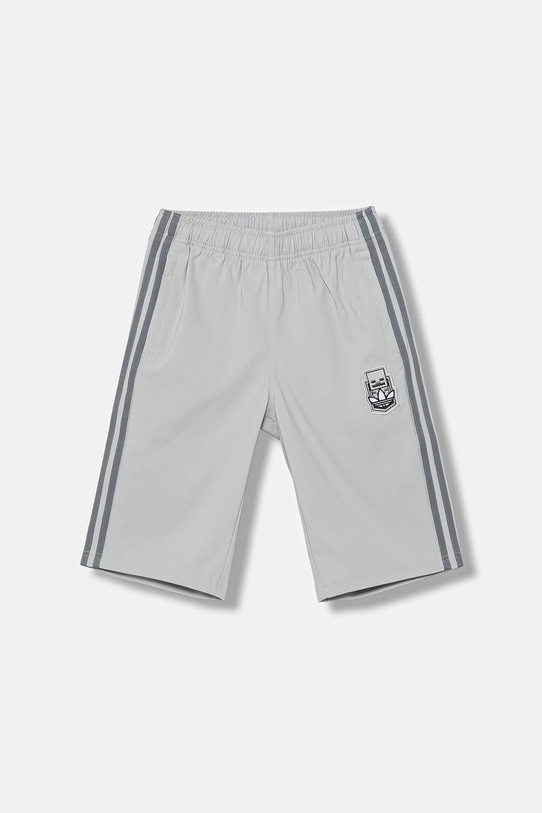 adidas Originals szorty dziecięce aplikacja szary JW7733
