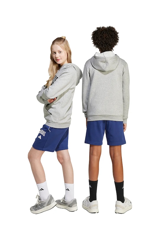adidas pantaloni scurți copii JX6593 bleumarin