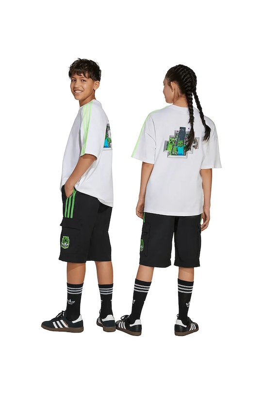 Otroške kratke hlače adidas Originals MINECRAFT KD9832 črna