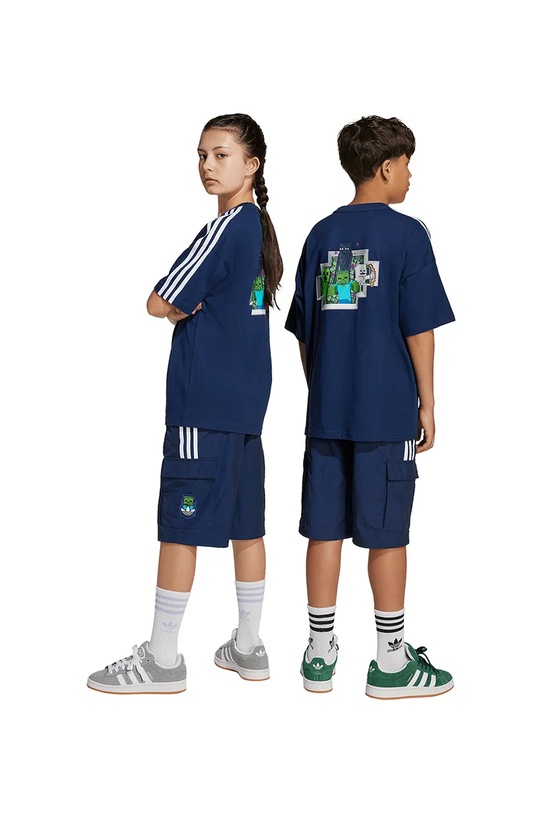 adidas Originals szorty dziecięce MINECRAFT KD9833 granatowy
