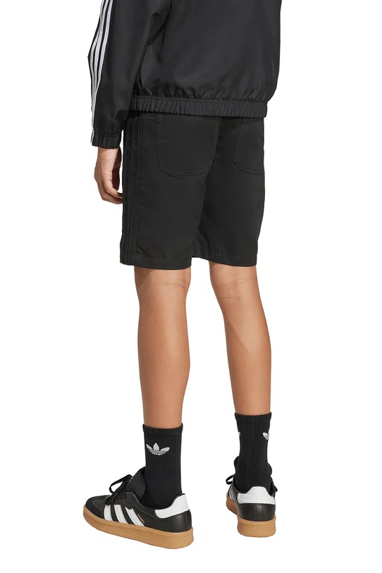 Dětské bavlněné šortky adidas Originals černá JX3887