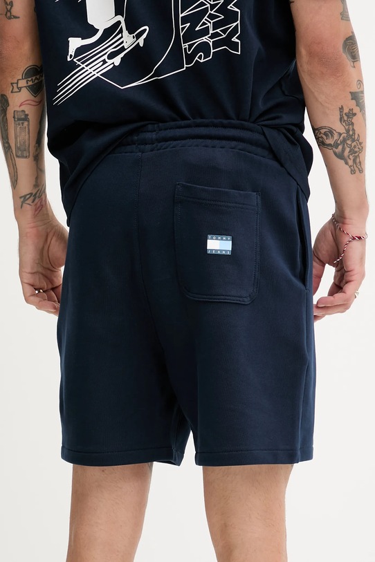 Îmbrăcăminte Tommy Jeans pantaloni scurți din bumbac DM0DM21781 bleumarin