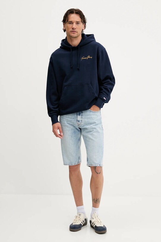 Tommy Jeans szorty jeansowe DM0DM22146 niebieski AW25