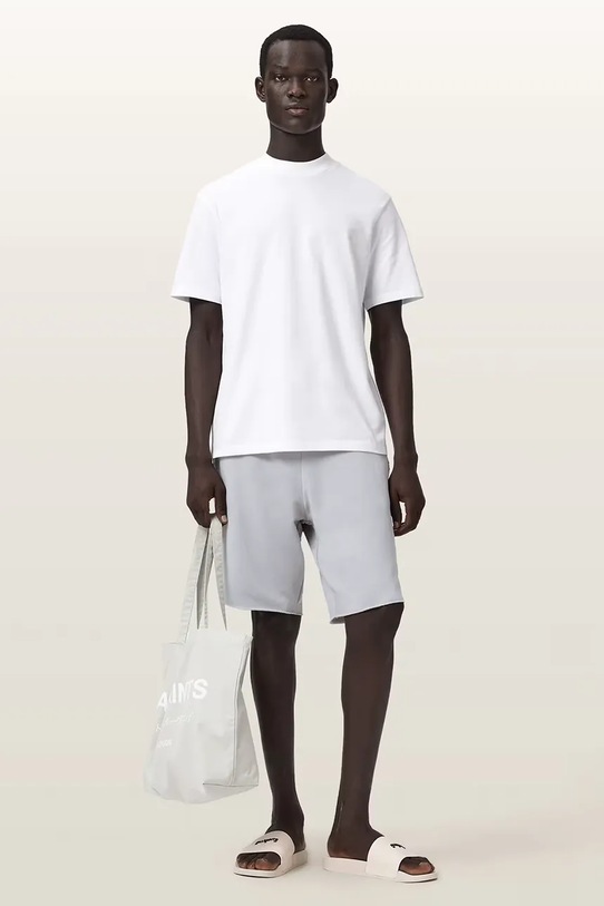 Abbigliamento AllSaints pantaloncini da tuta da uomo con cotone HELIX M001TC grigio