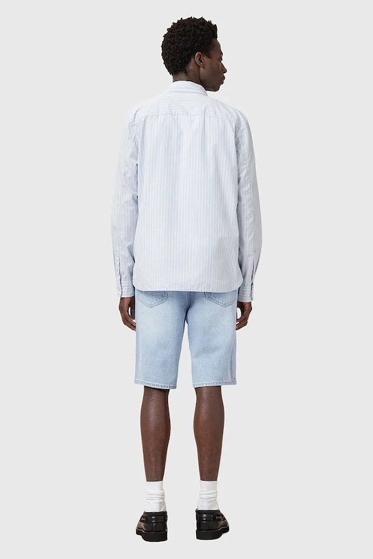 Хлопковые джинсовые шорты AllSaints ALVA M023TC