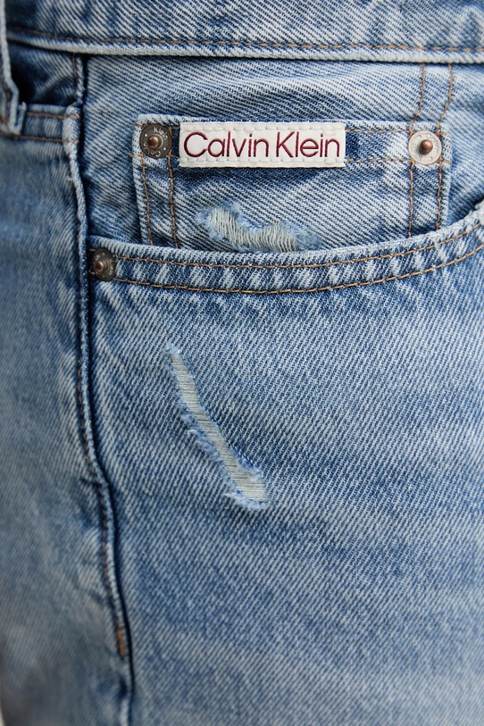 Džínové šortky Calvin Klein Jeans modrá LV04RB787G