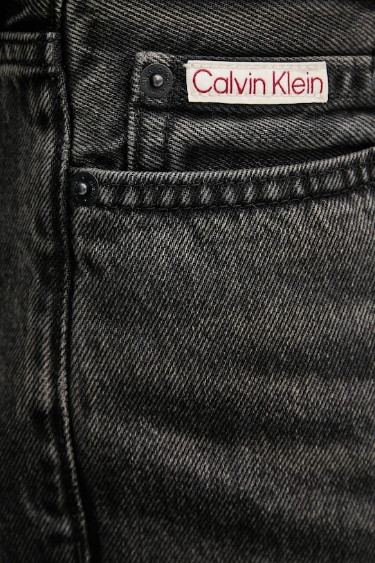 Džínové šortky Calvin Klein Jeans šedá LV04RB791G