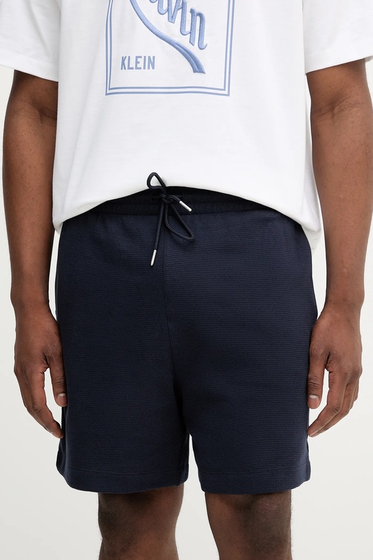 Хлопковые шорты Calvin Klein Jeans хлопок тёмно-синий LV04RC248G