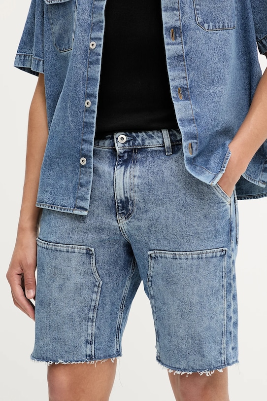 Karl Lagerfeld Jeans pantaloni scurți jeans jeans albastru A3M10138
