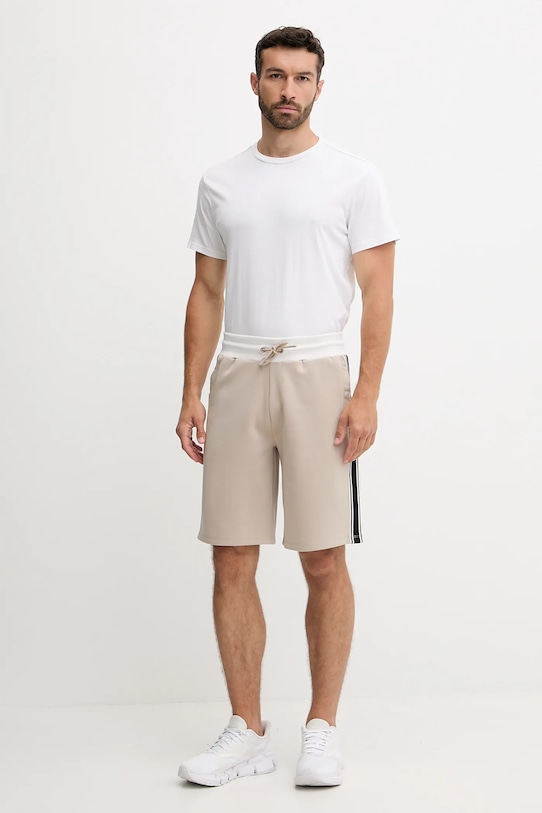 Guess pantaloni scurți FULVIO Z5YD01.KCRU2 bej AW25