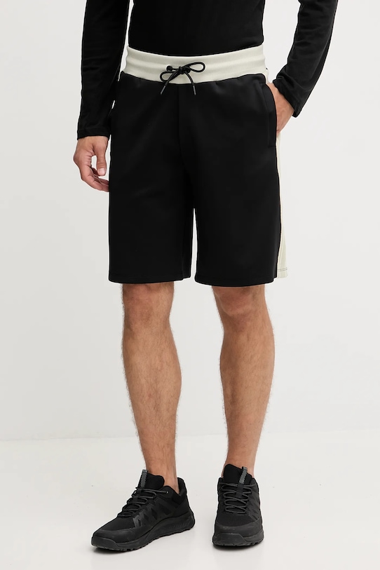 Guess pantaloni scurți FULVIO Z5YD01.KCRU2 negru AW25