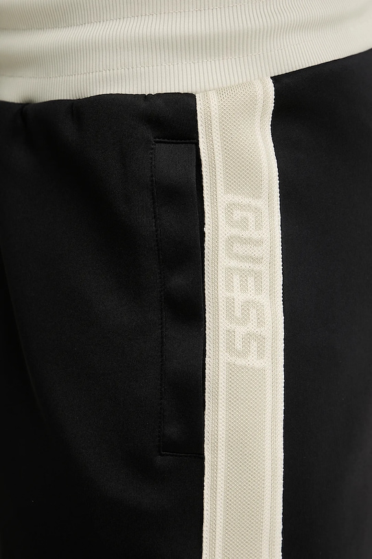 Guess pantaloni scurți FULVIO negru Z5YD01.KCRU2