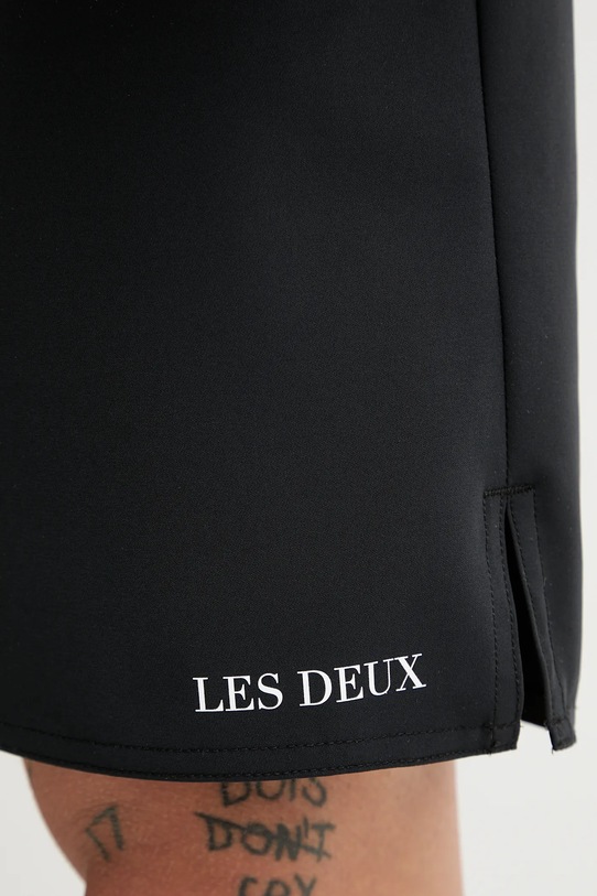 Les Deux pantaloni scurți Raphael negru 1000096