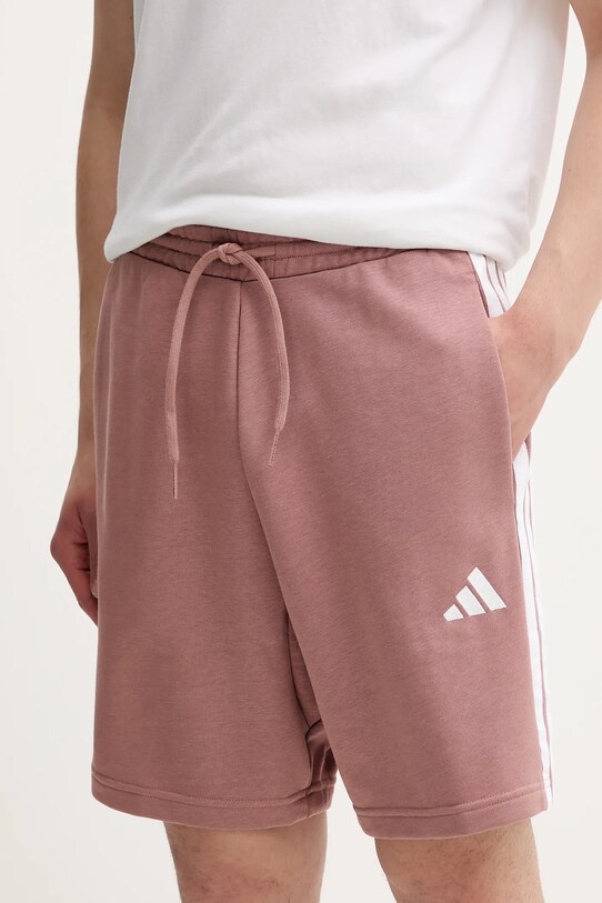 Kratke hlače adidas 3-Stripes Pletenina oranžna JY1556
