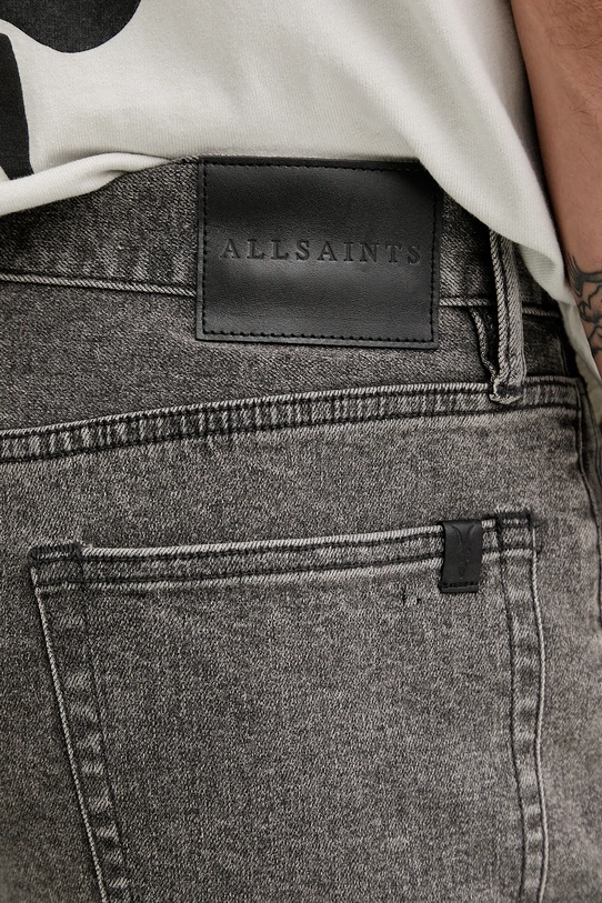 Odzież AllSaints szorty jeansowe SWITCH M048TC szary