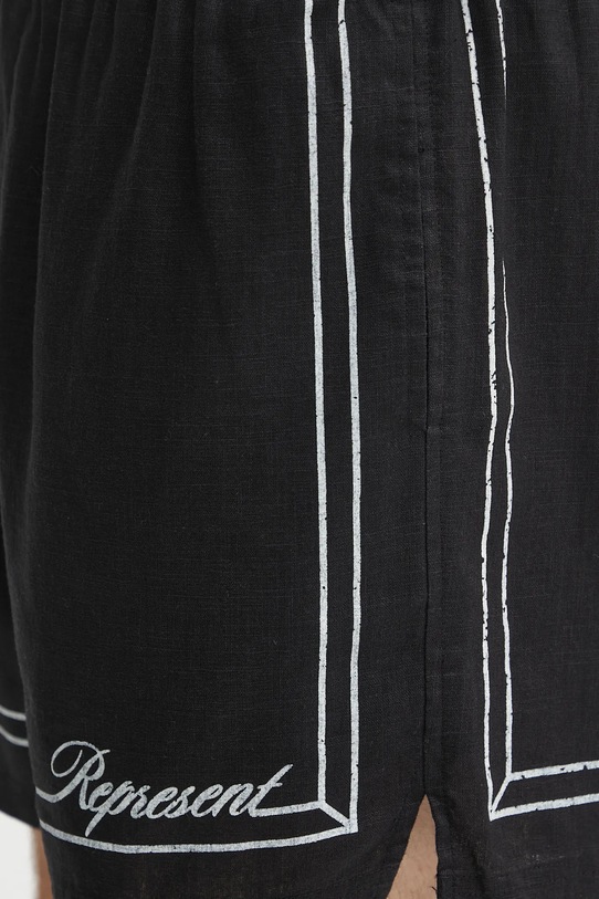 Kratke hlače Represent Border Short crna MLM100299